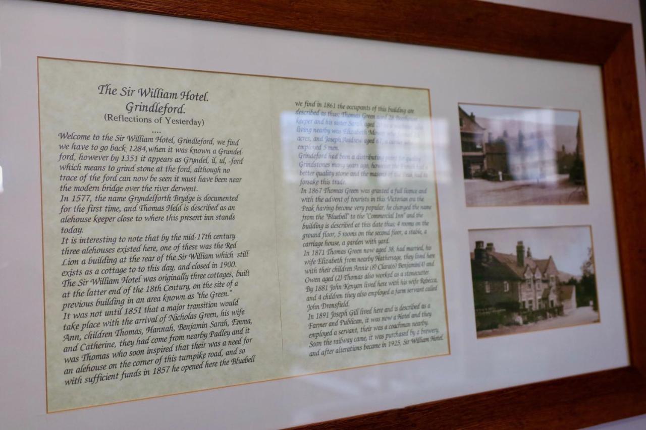 Sir William Hotel Grindleford Bridge Dış mekan fotoğraf